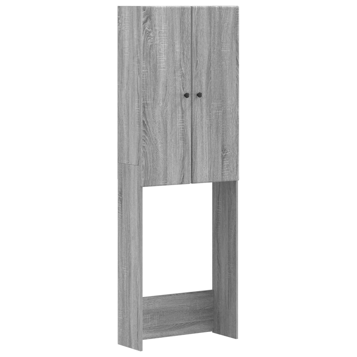 Toilet Skab BREDA Grå Sonoma 66 x 25,5 x 190 cm Konstrueret træ