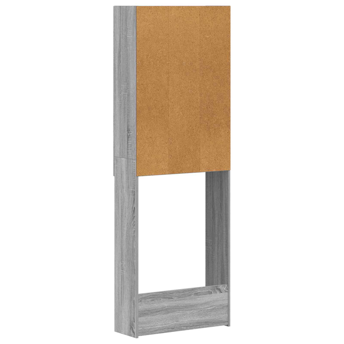 Toilet Skab BREDA Grå Sonoma 66 x 25,5 x 190 cm Konstrueret træ
