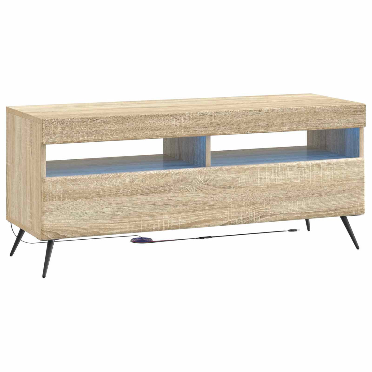 LED TV-skab Sonoma-eg Konstrueret træ
