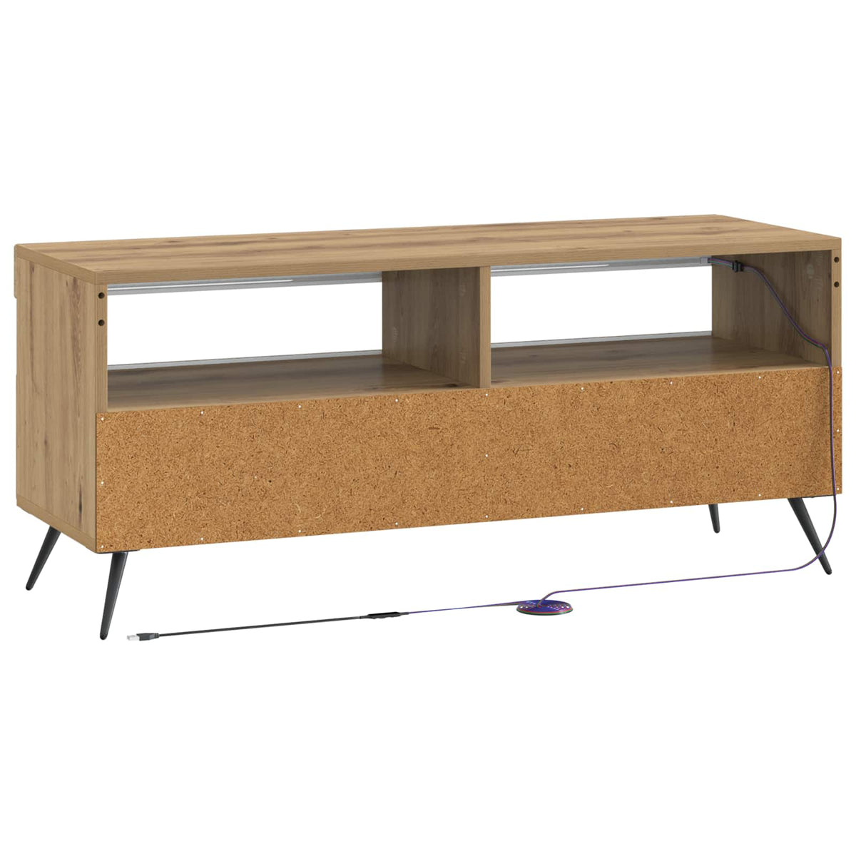 LED TV-skab Artisan-eg Konstrueret træ
