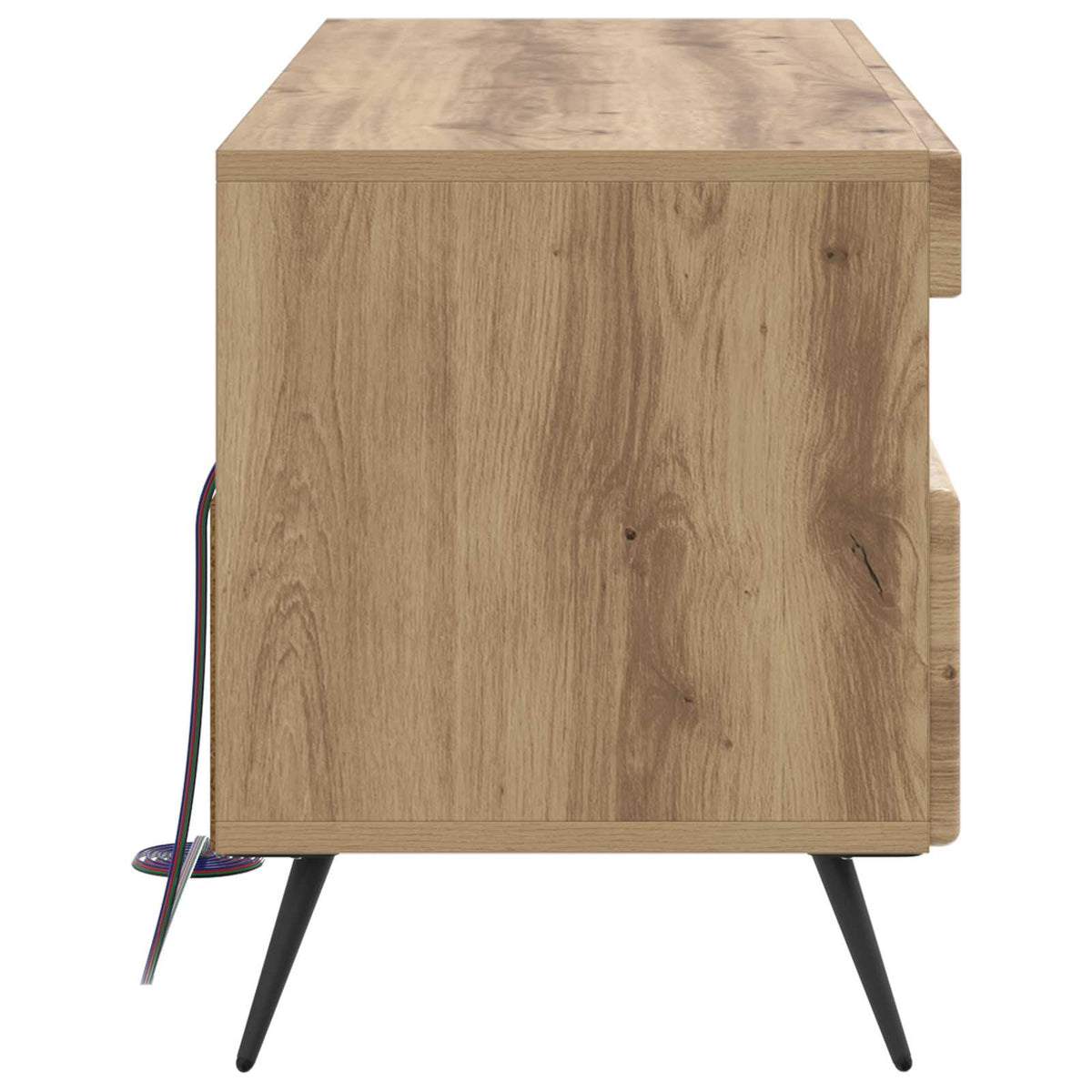 LED TV-skab Artisan-eg Konstrueret træ