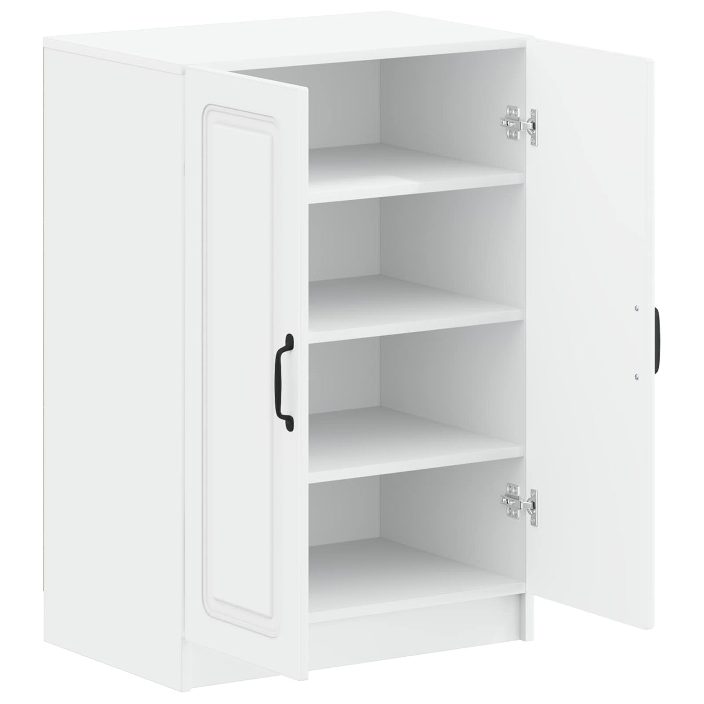 Sko skab UTRECHT 59,5 x 39,5 x 87 cm Konstrueret træ Hvid