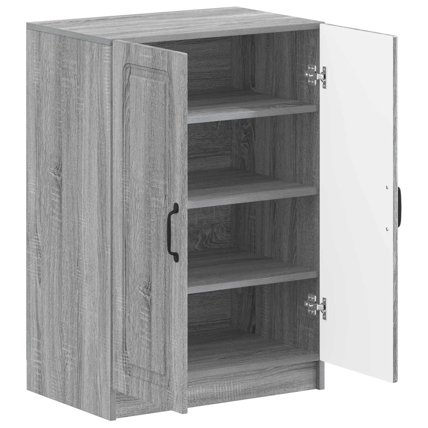 Sko skab UTRECHT 59,5 x 39,5 x 87 cm Konstrueret træ Grå Sonoma