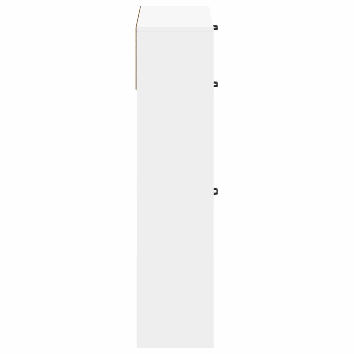 Sko skab UTRECHT 78 x 24 x 100 cm Konstrueret træ Hvid
