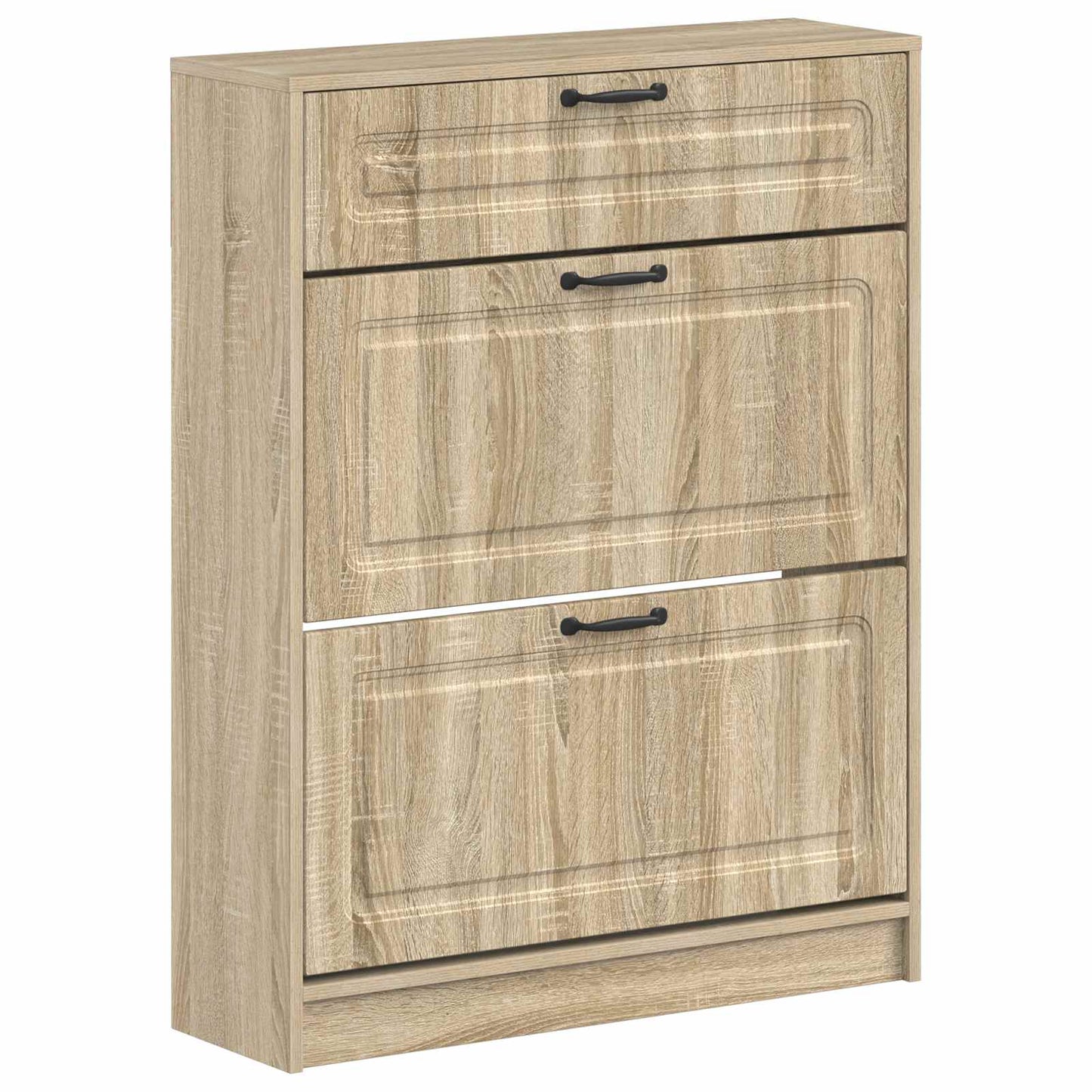 Sko skab UTRECHT 78 x 24 x 100 cm Konstrueret træ Sonoma-eg