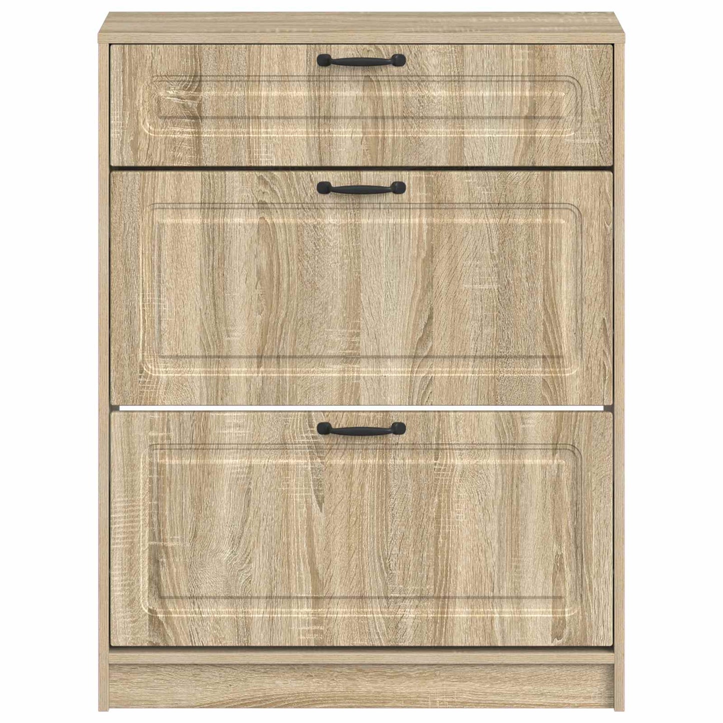 Sko skab UTRECHT 78 x 24 x 100 cm Konstrueret træ Sonoma-eg