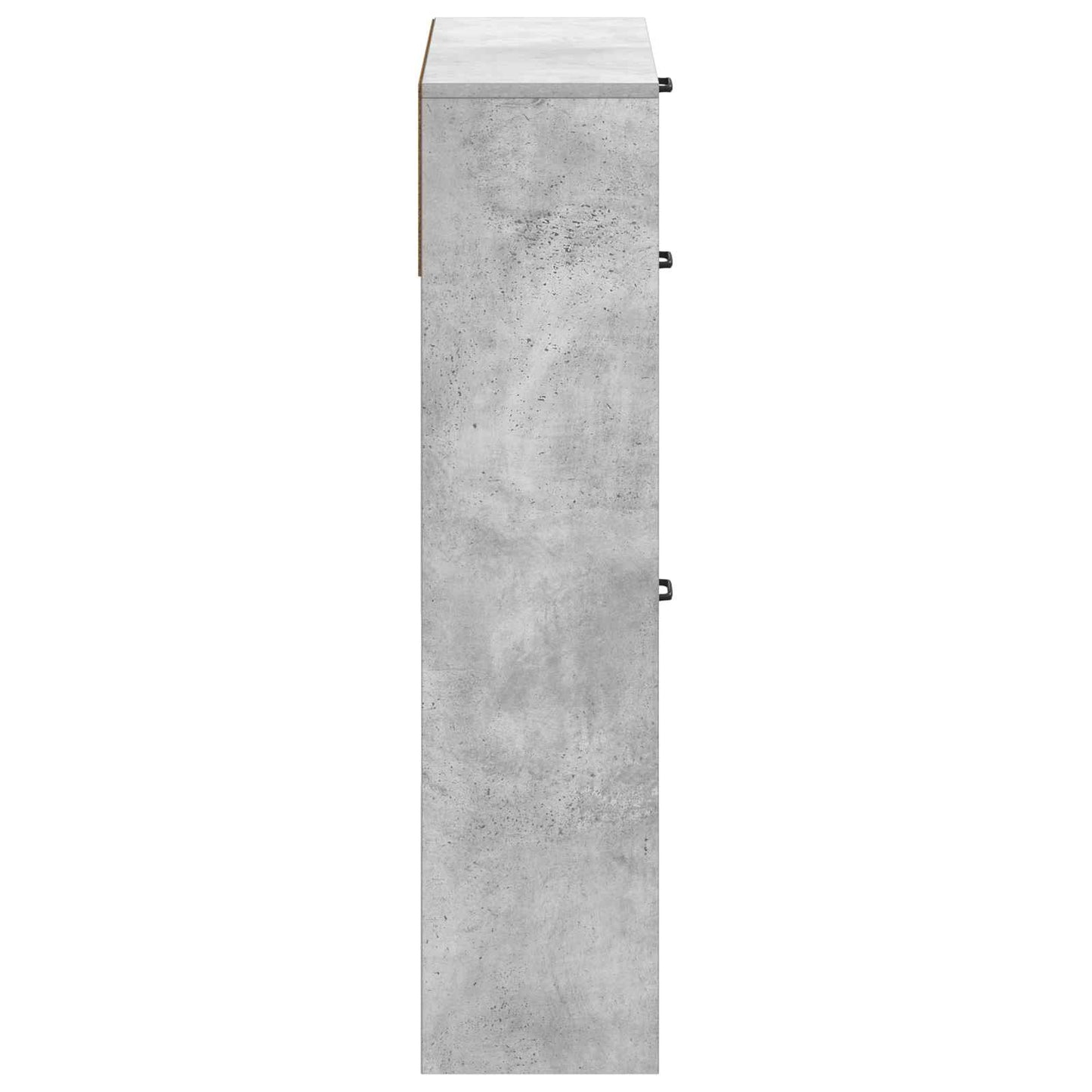 Sko skab UTRECHT 78 x 24 x 100 cm Konstrueret træ Betongrå
