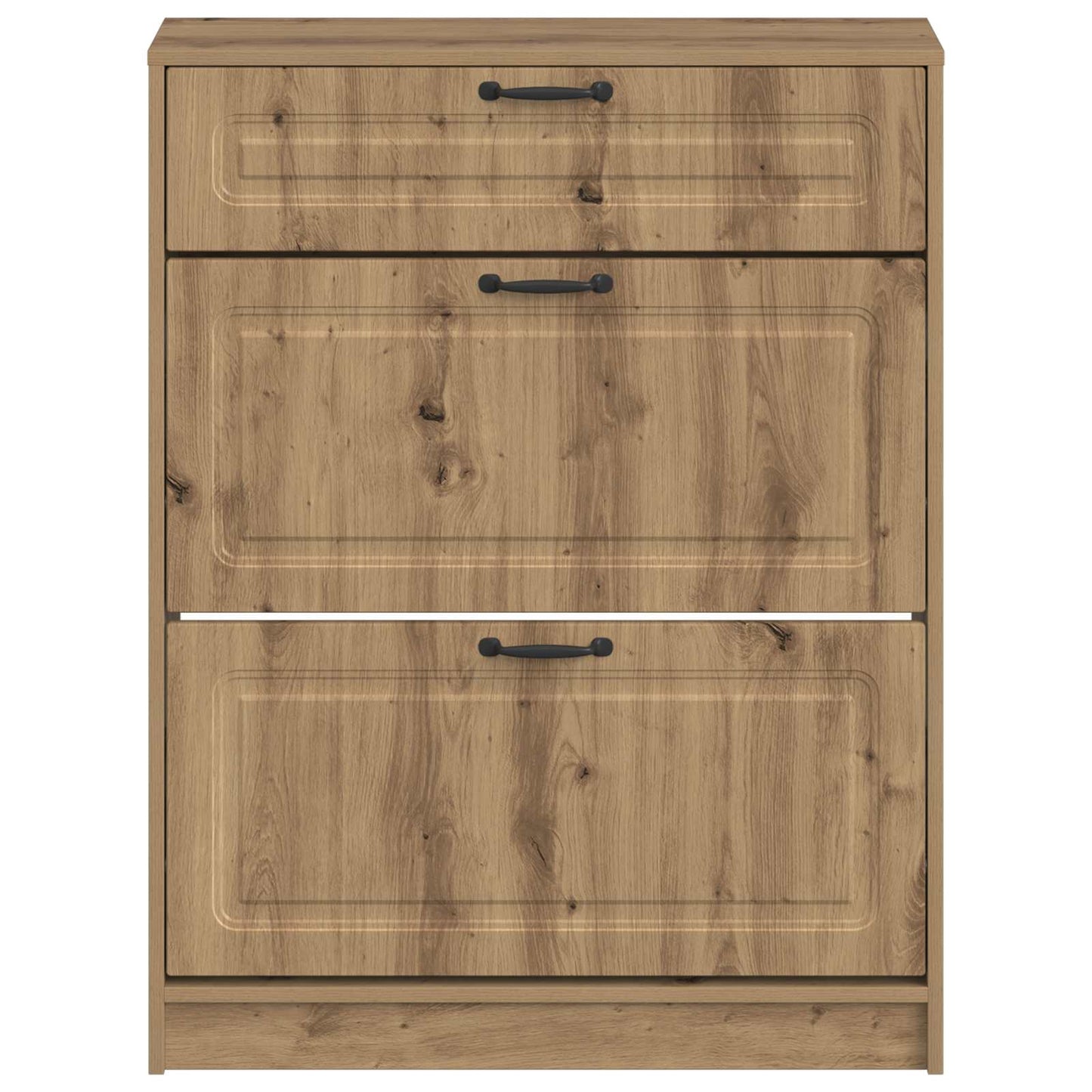 Sko skab UTRECHT 78 x 24 x 100 cm Konstrueret træ Artisan-eg