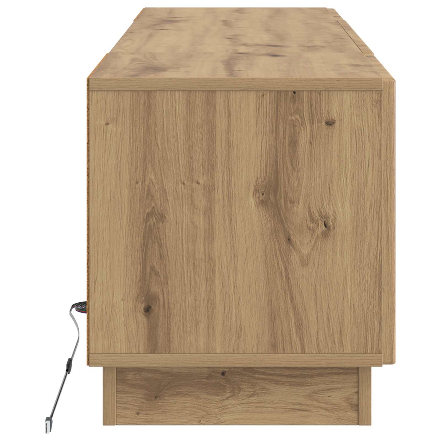 LED TV-skab Artisan-eg Konstrueret træ