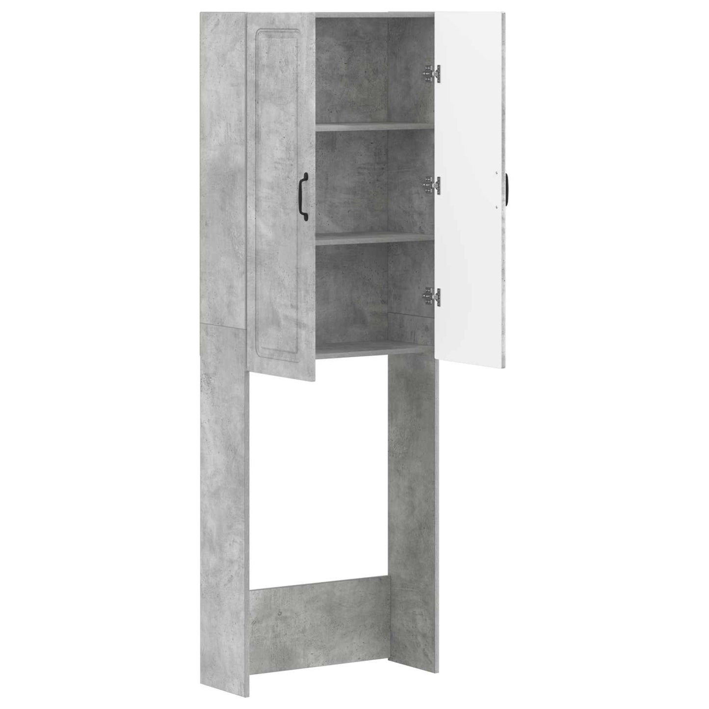 Toilet Skab UTRECHT Betongrå 66 x 25,5 x 190 cm Konstrueret træ