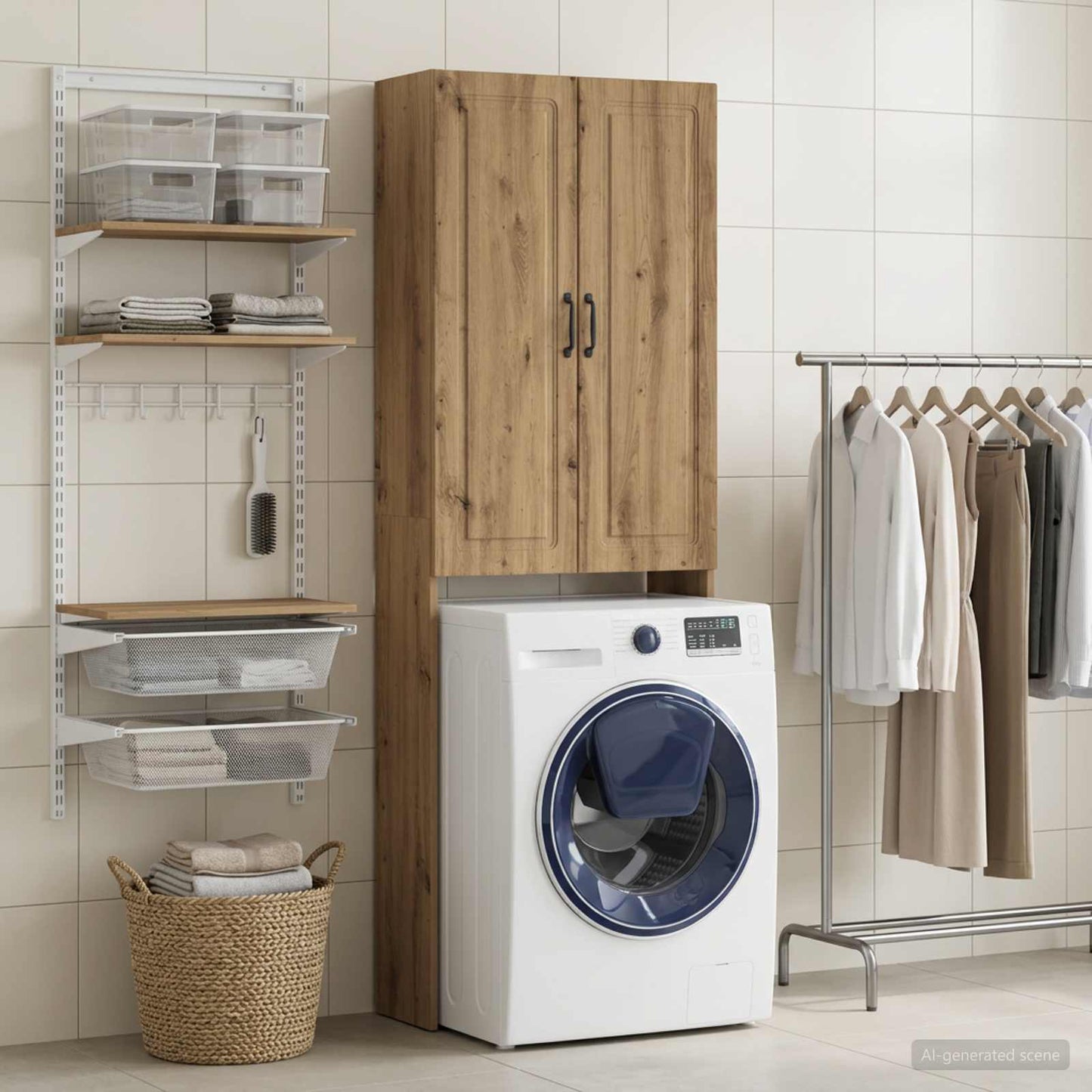 Toilet Skab UTRECHT Artisan-eg 66 x 25,5 x 190 cm