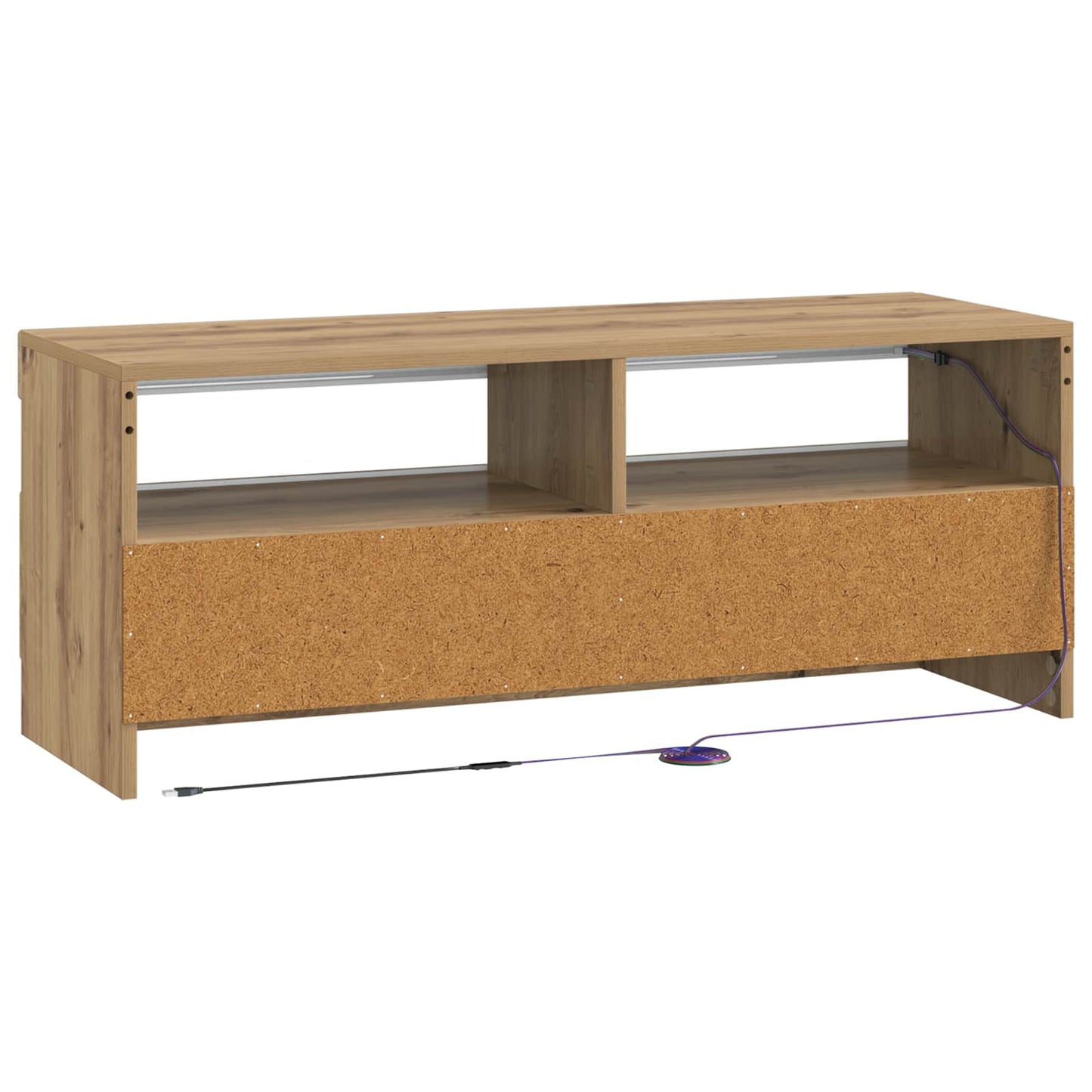 LED TV-skab Artisan-eg Konstrueret træ