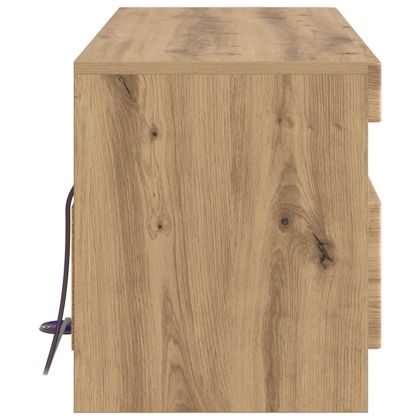 LED TV-skab Artisan-eg Konstrueret træ