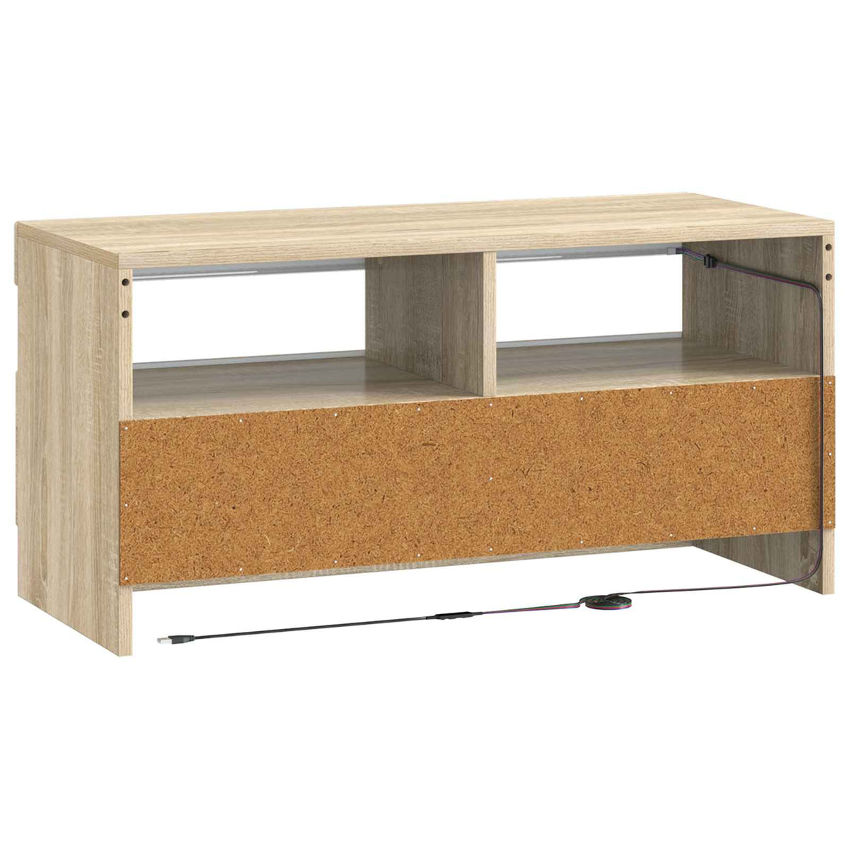 LED TV-skab Sonoma-eg Konstrueret træ