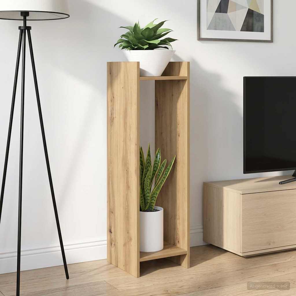 Planteholder 2 stk. Artisan-eg 30 x 30 x 100 cm Konstrueret træ