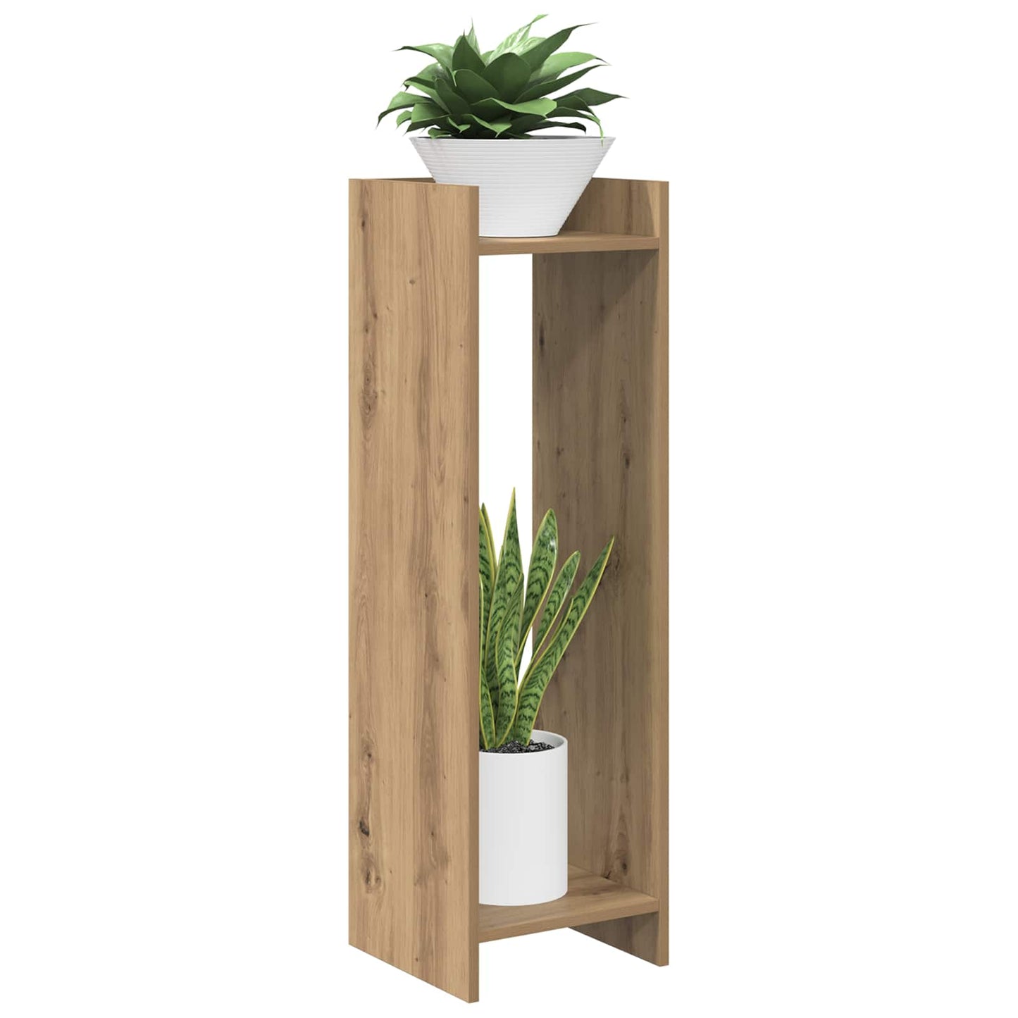 Planteholder 2 stk. Artisan-eg 30 x 30 x 100 cm Konstrueret træ