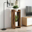 Planteholder 2 stk. Gammelt træ 30 x 30 x 80 cm Konstrueret træ