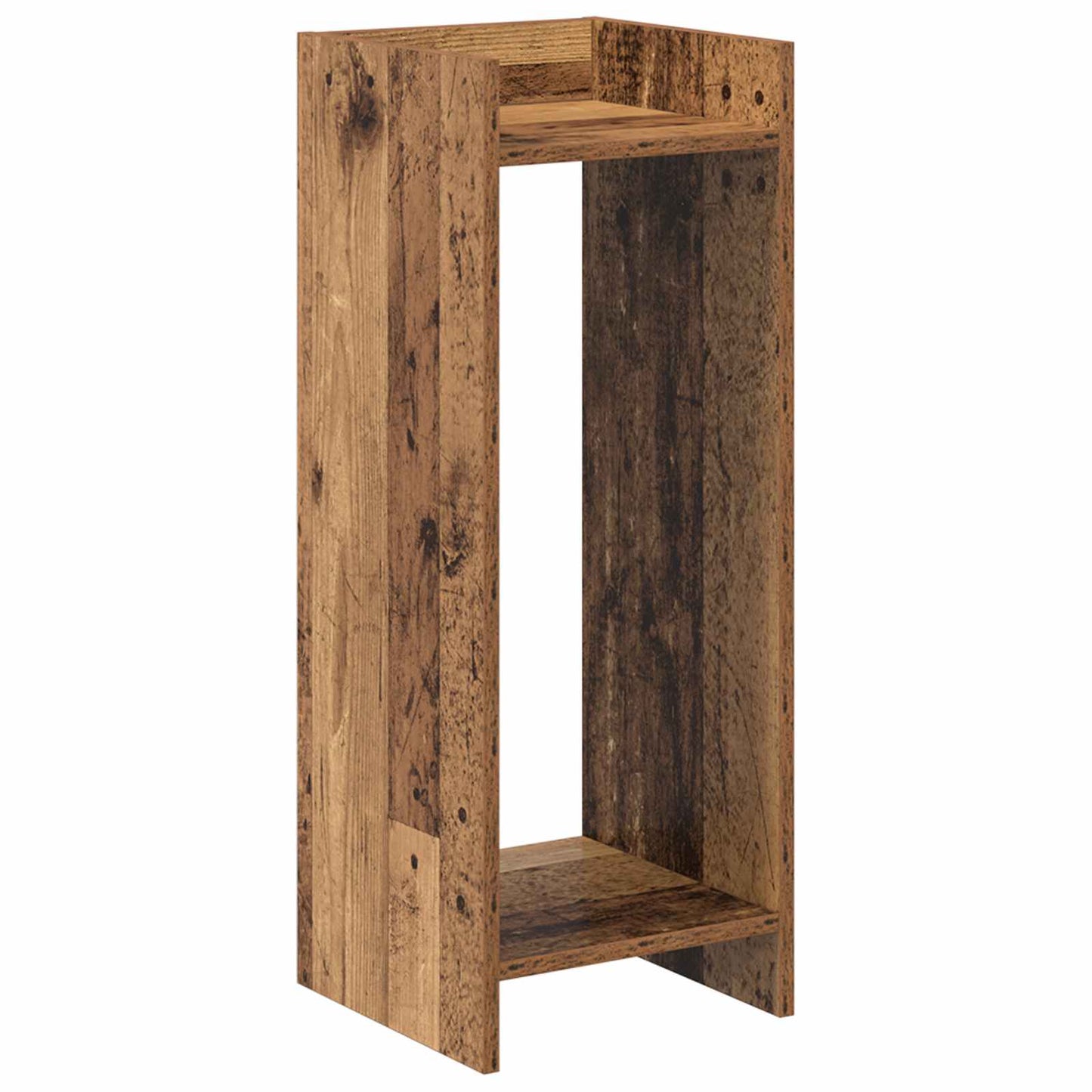 Planteholder 2 stk. Gammelt træ 30 x 30 x 80 cm Konstrueret træ