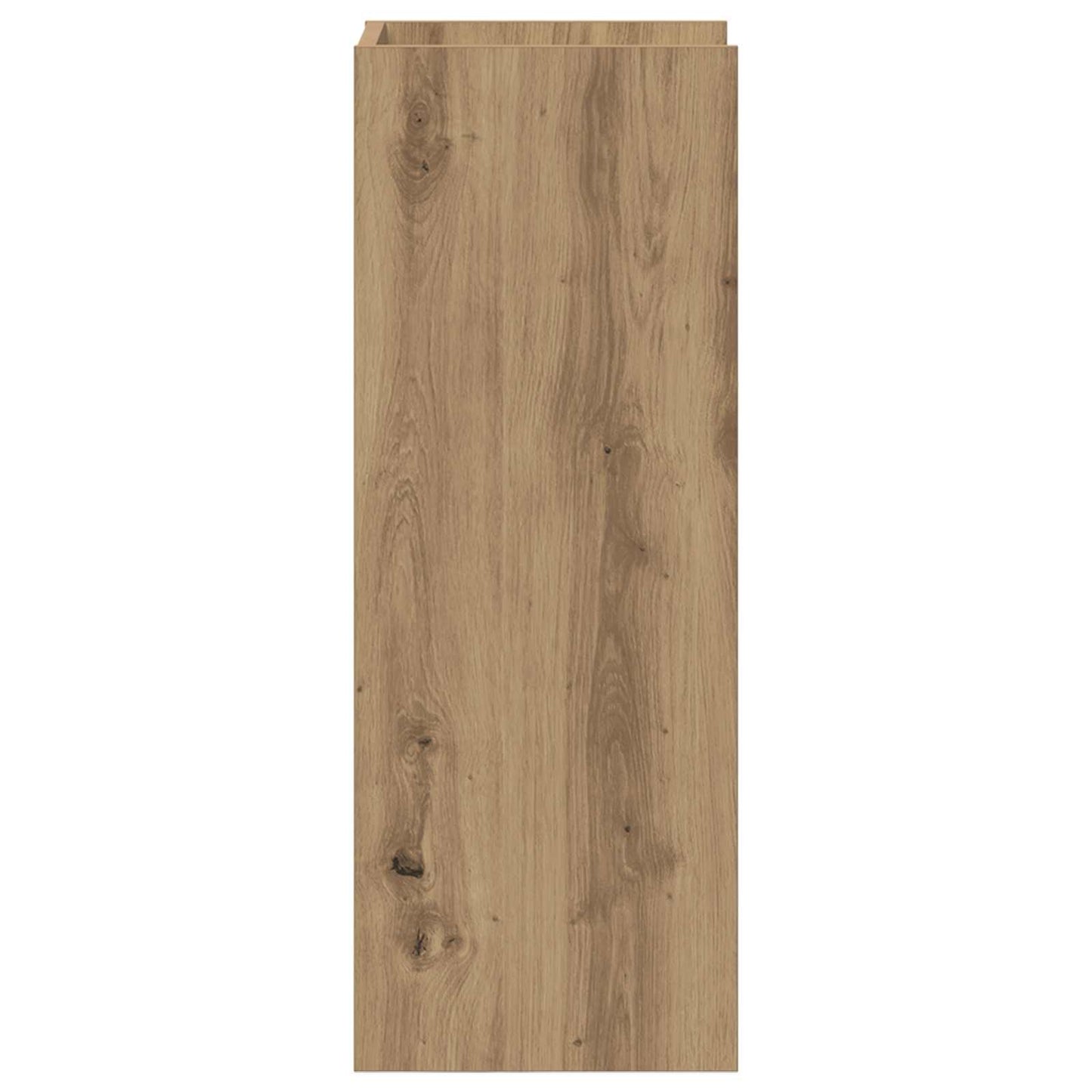 Planteholder Artisan-eg 30 x 30 x 80 cm Konstrueret træ