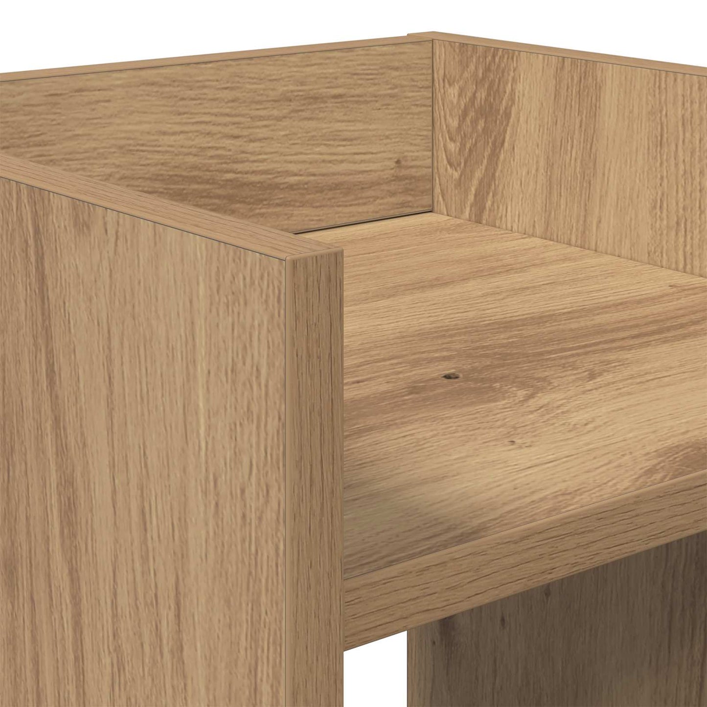 Planteholder 2 stk. Artisan-eg 30 x 30 x 80 cm Konstrueret træ
