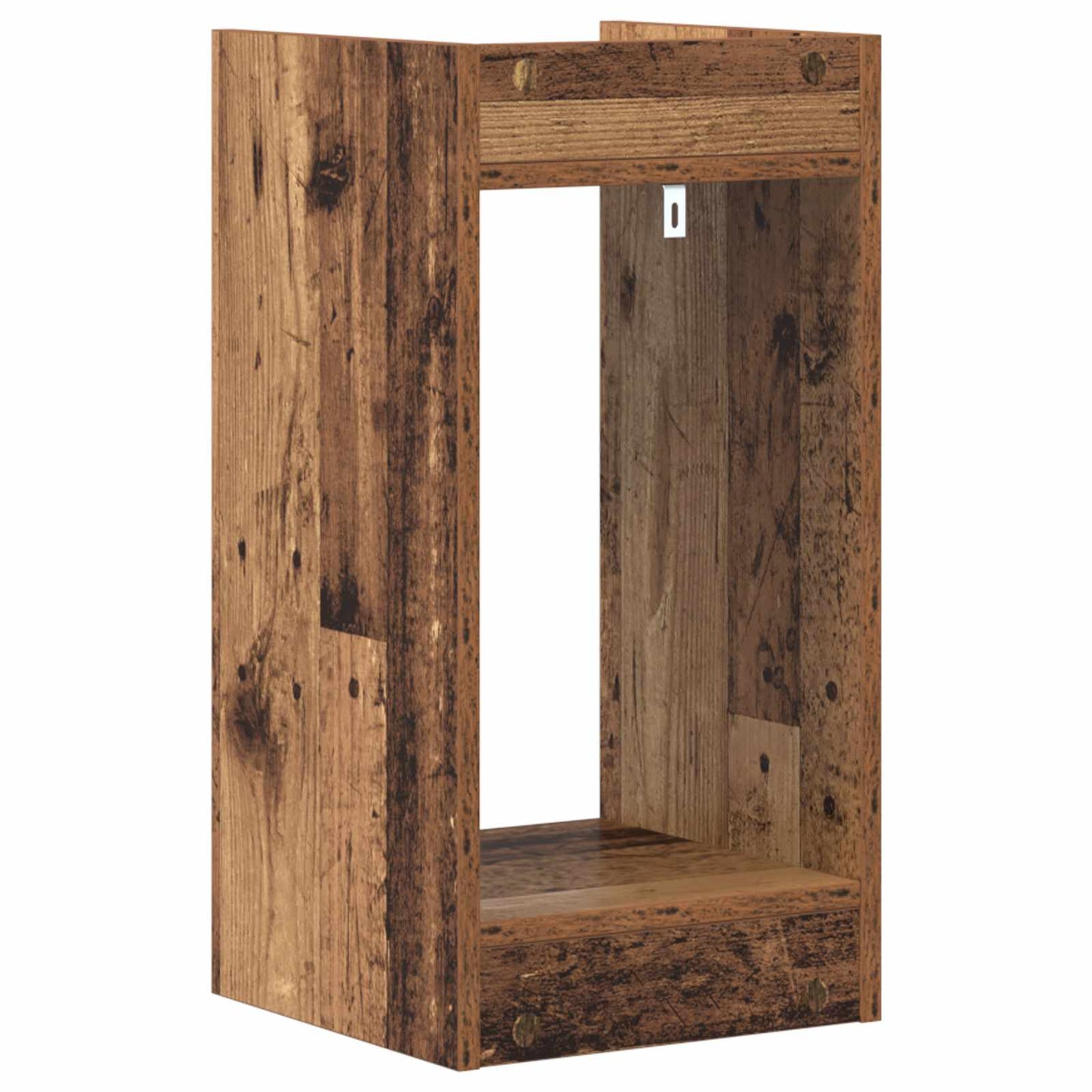 Planteholder Gammelt træ 30 x 30 x 60 cm Konstrueret træ