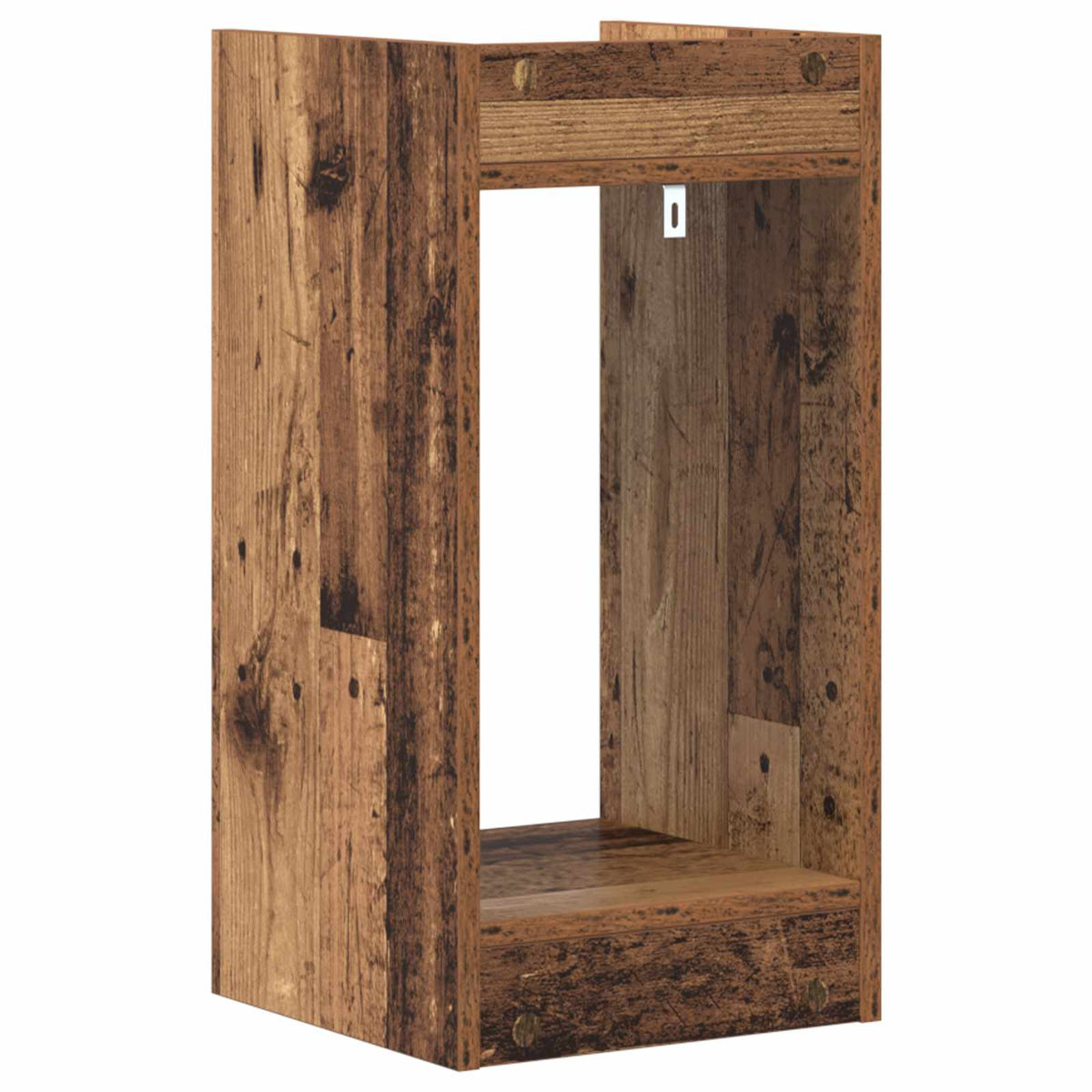 Planteholder 2 stk. Gammelt træ 30 x 30 x 60 cm Konstrueret træ