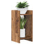 Planteholder 2 stk. Gammelt træ 30 x 30 x 60 cm Konstrueret træ