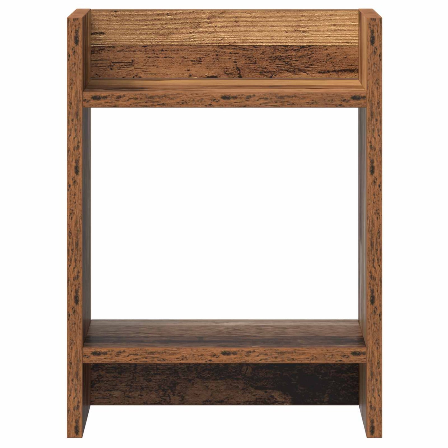 Planteholder 2 stk. Gammelt træ 30 x 30 x 40 cm Konstrueret træ