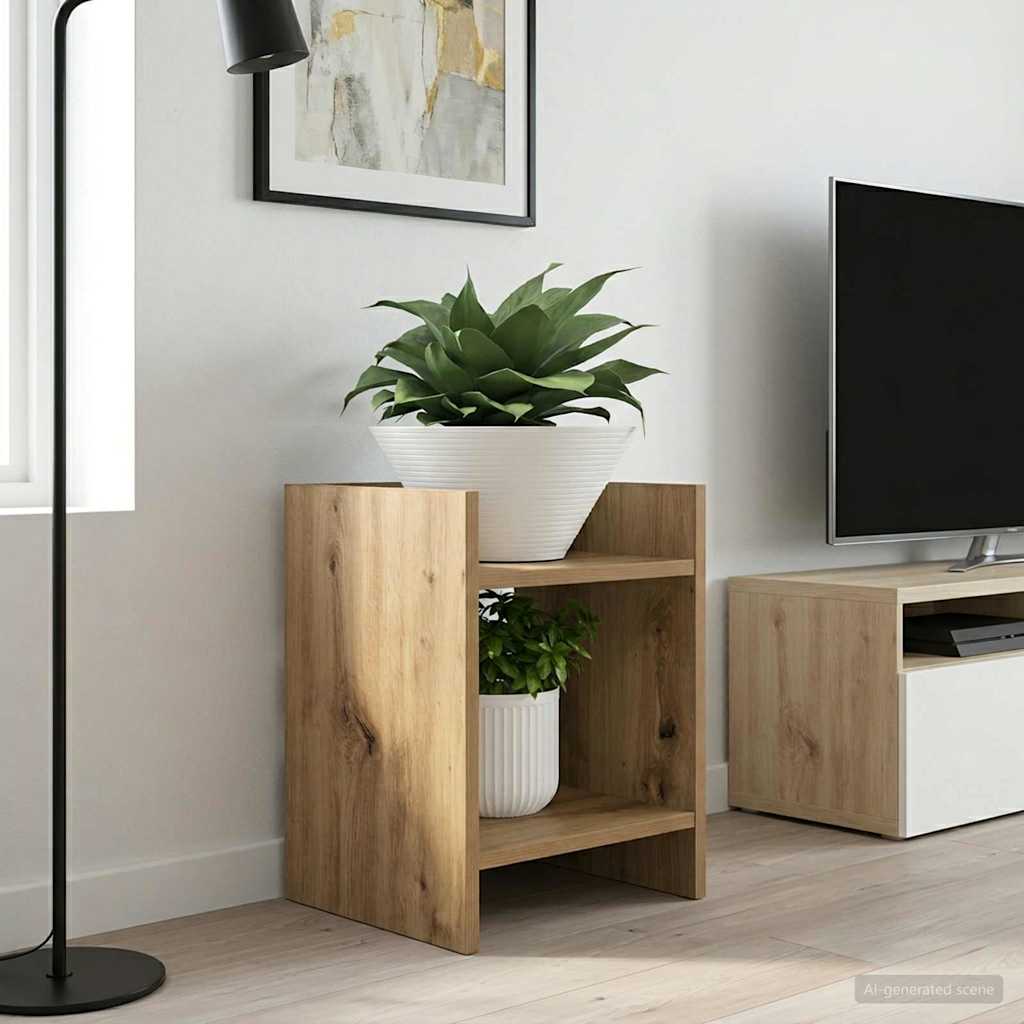 Planteholder 2 stk. Artisan-eg 30 x 30 x 40 cm Konstrueret træ