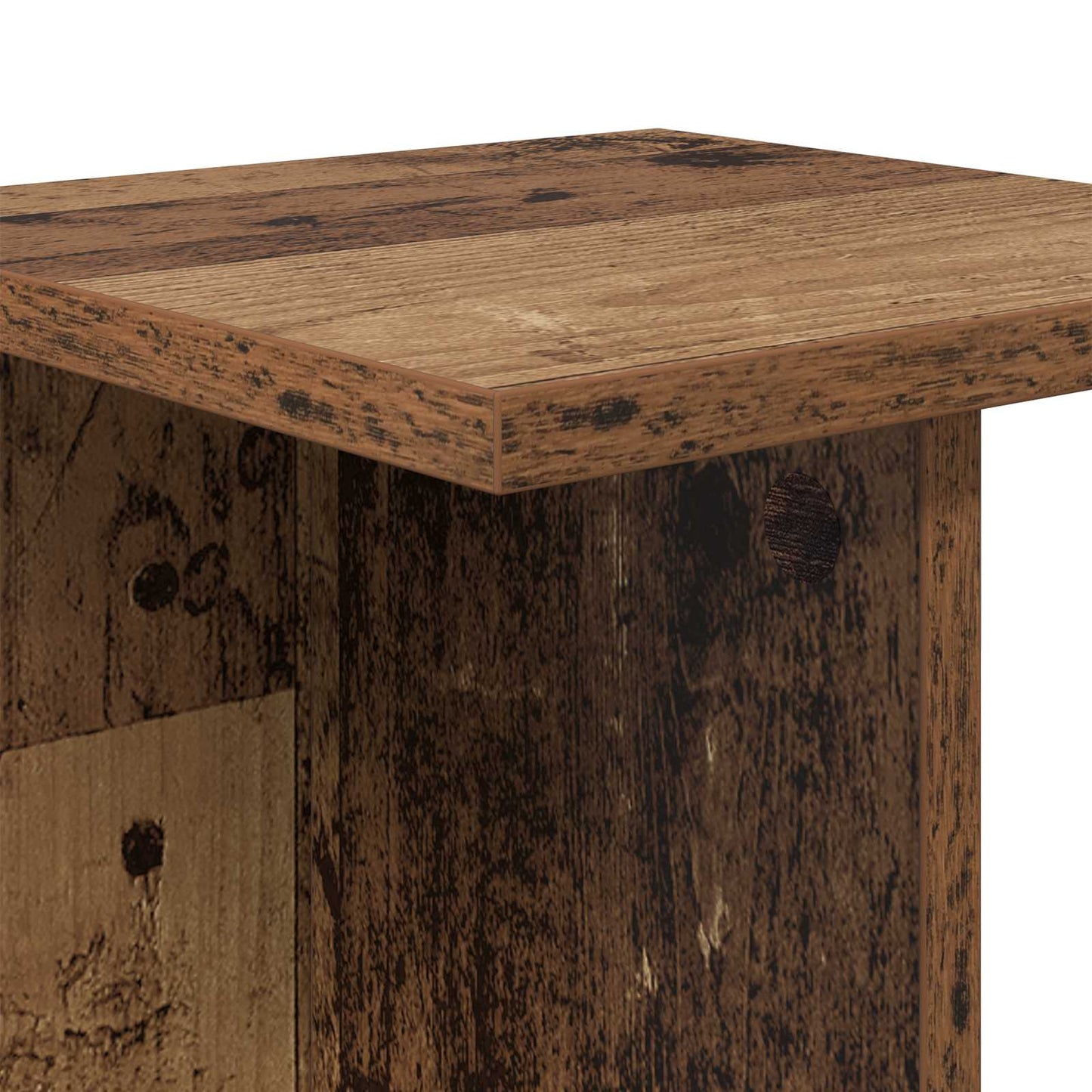 Planteholder 2 stk. Gammelt træ 25 x 25,5 x 100,5 cm