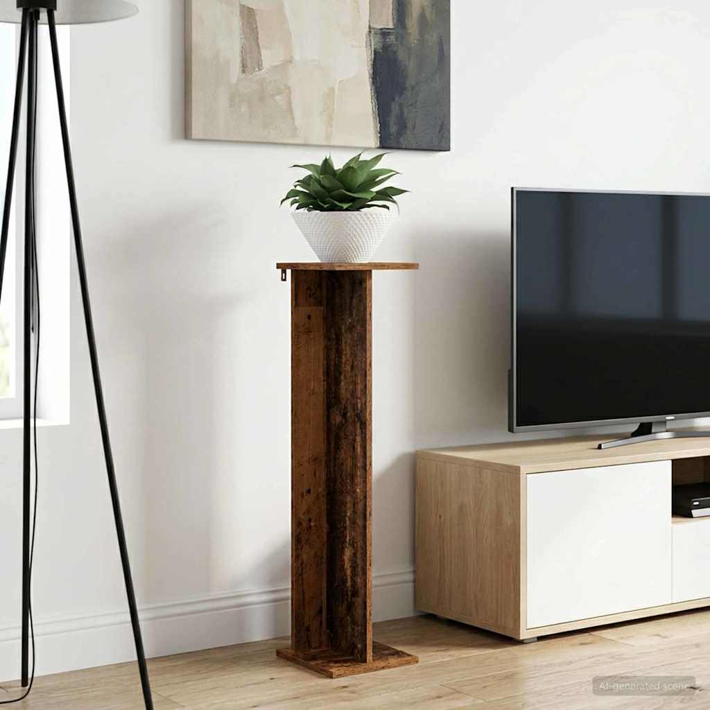 Planteholder 2 stk. Gammelt træ 25 x 25,5 x 100,5 cm