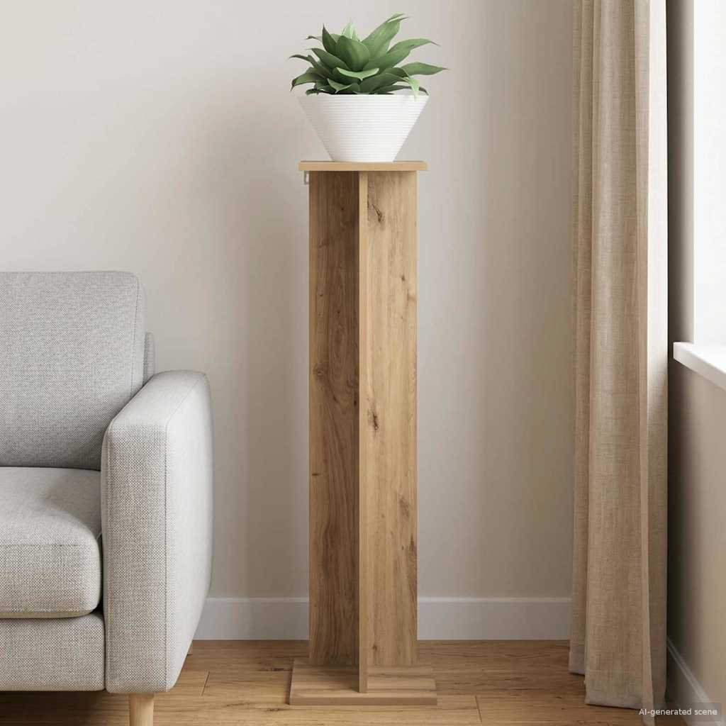 Planteholder Artisan-eg 25 x 25,5 x 100,5 cm Konstrueret træ