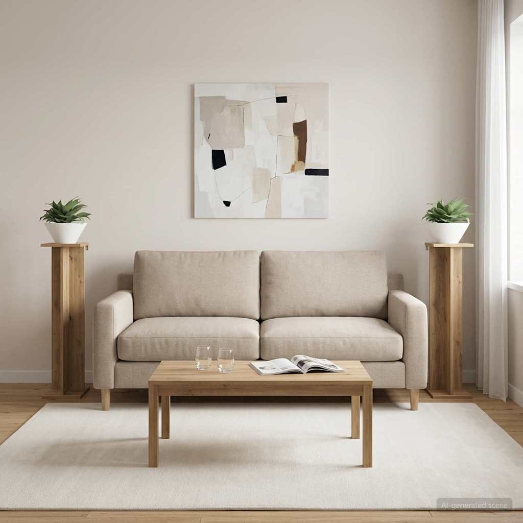 Planteholder 2 stk. Artisan-eg 25 x 25,5 x 100,5 cm