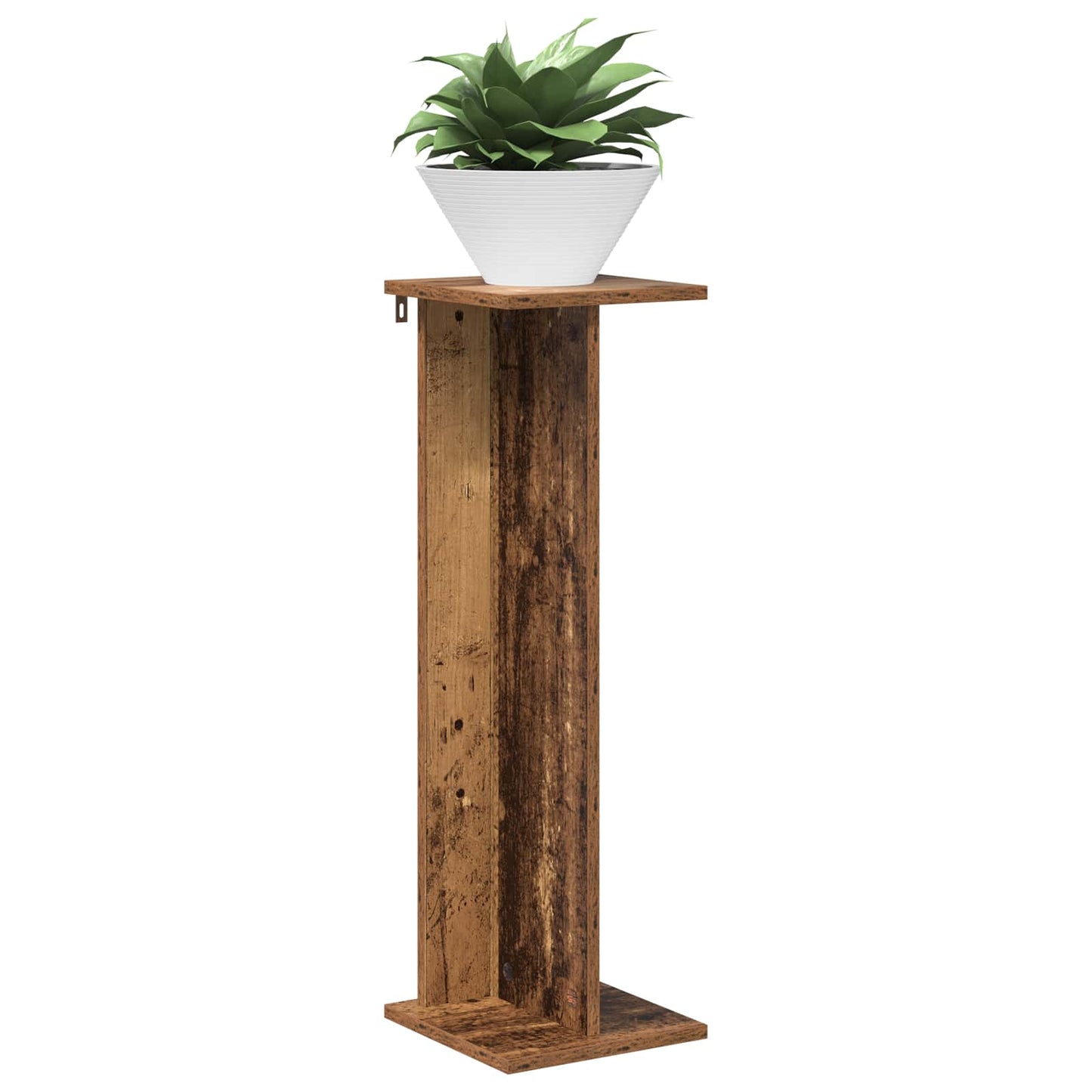 Planteholder Gammelt træ 25 x 25,5 x 80,5 cm Konstrueret træ