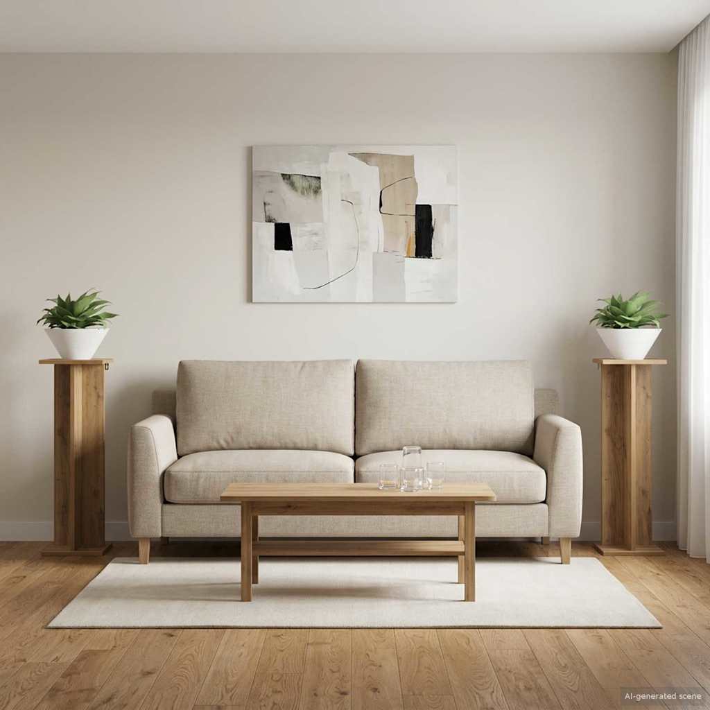 Planteholder 2 stk. Artisan-eg 25 x 25,5 x 80,5 cm