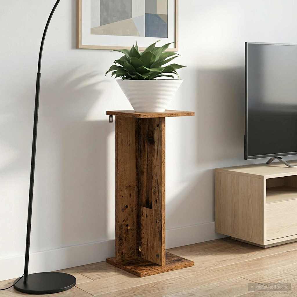 Planteholder 2 stk. Gammelt træ 25 x 25,5 x 60,5 cm