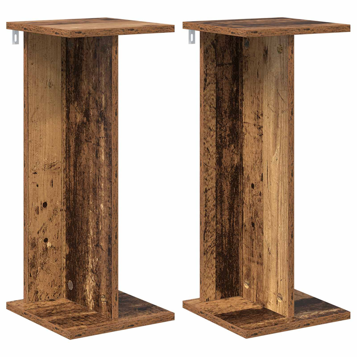 Planteholder 2 stk. Gammelt træ 25 x 25,5 x 60,5 cm