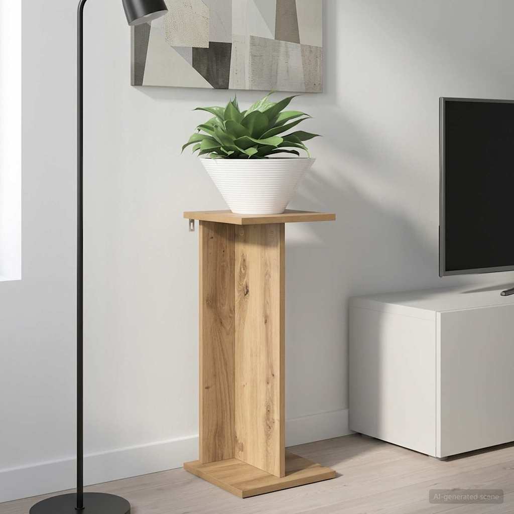 Planteholder Artisan-eg 25 x 25,5 x 60,5 cm Konstrueret træ