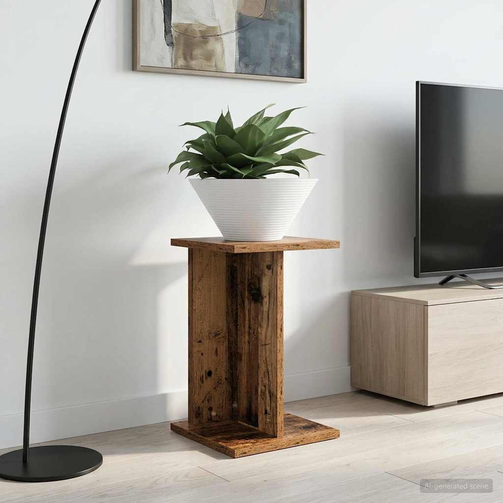 Planteholder 2 stk. Gammelt træ 25 x 25,5 x 40,5 cm