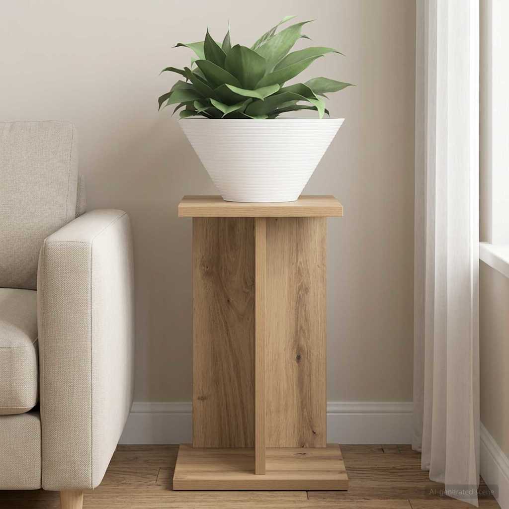 Planteholder Artisan-eg 25 x 25,5 x 40,5 cm Konstrueret træ
