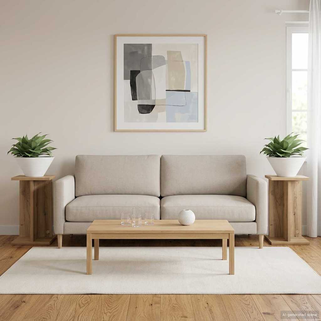 Planteholder 2 stk. Artisan-eg 25 x 25,5 x 40,5 cm