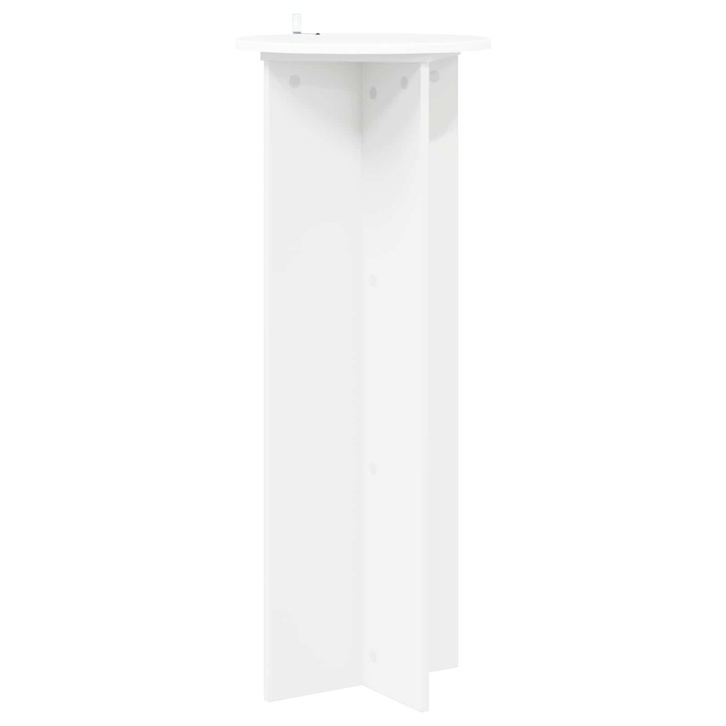 Planteholder 2 stk. Hvid Ø40 x 100 cm Konstrueret træ