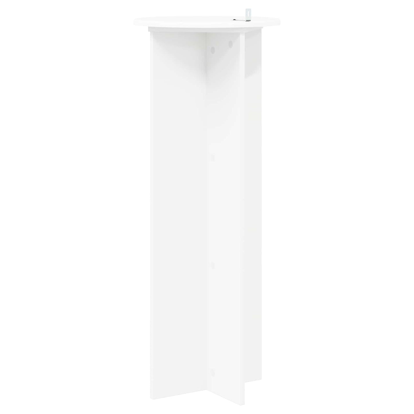 Planteholder 2 stk. Hvid Ø40 x 100 cm Konstrueret træ