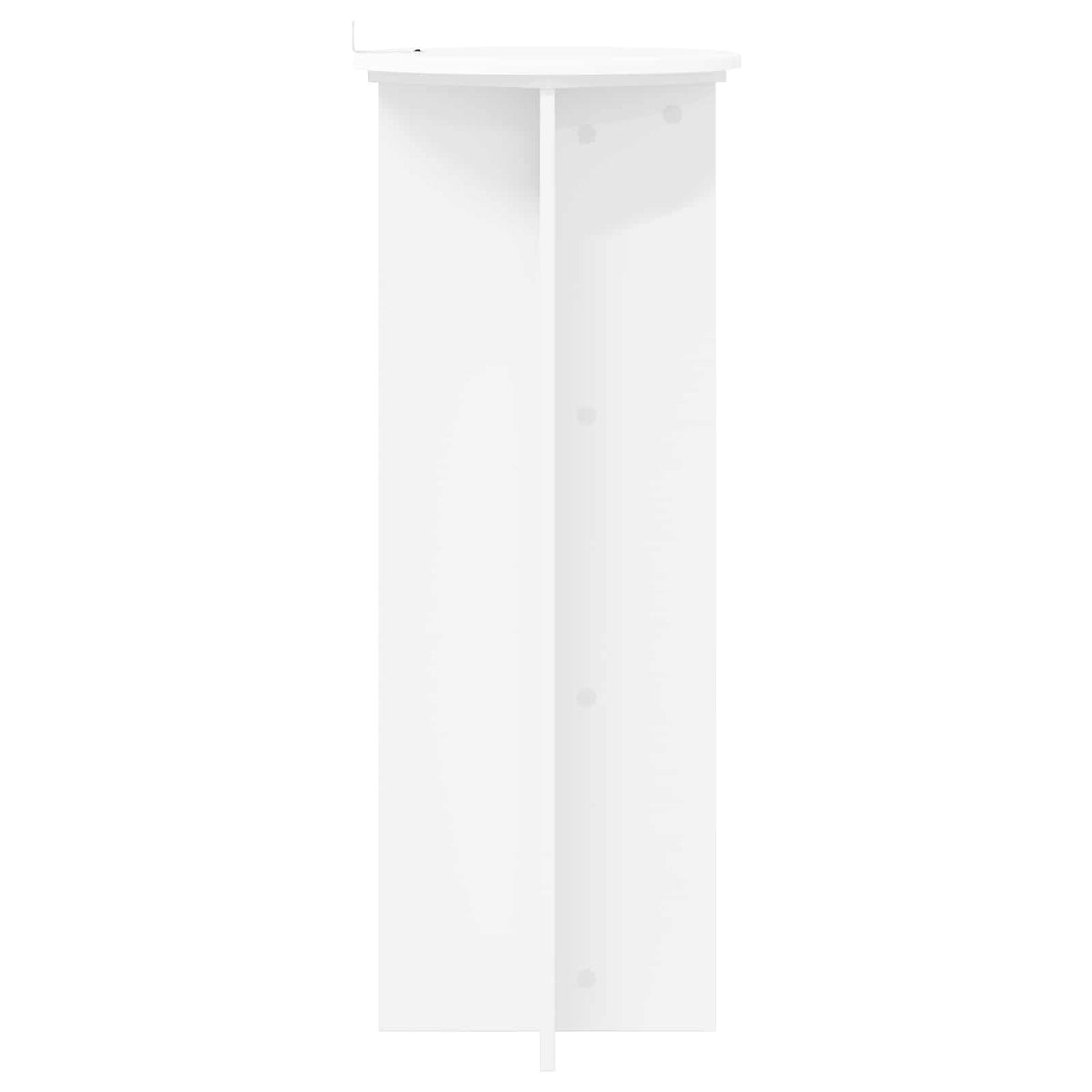 Planteholder 2 stk. Hvid Ø40 x 100 cm Konstrueret træ