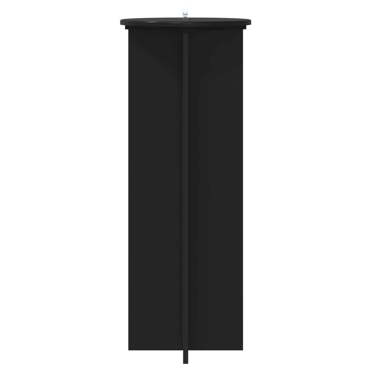 Planteholder 2 stk. Sort Ø40 x 100 cm Konstrueret træ
