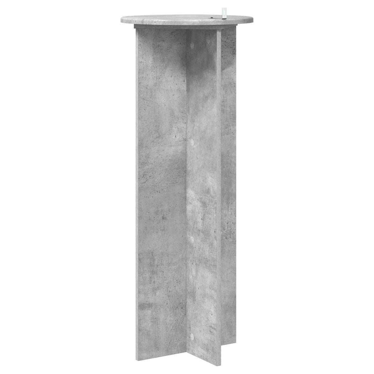 Planteholder 2 stk. Betongrå Ø40 x 100 cm Konstrueret træ