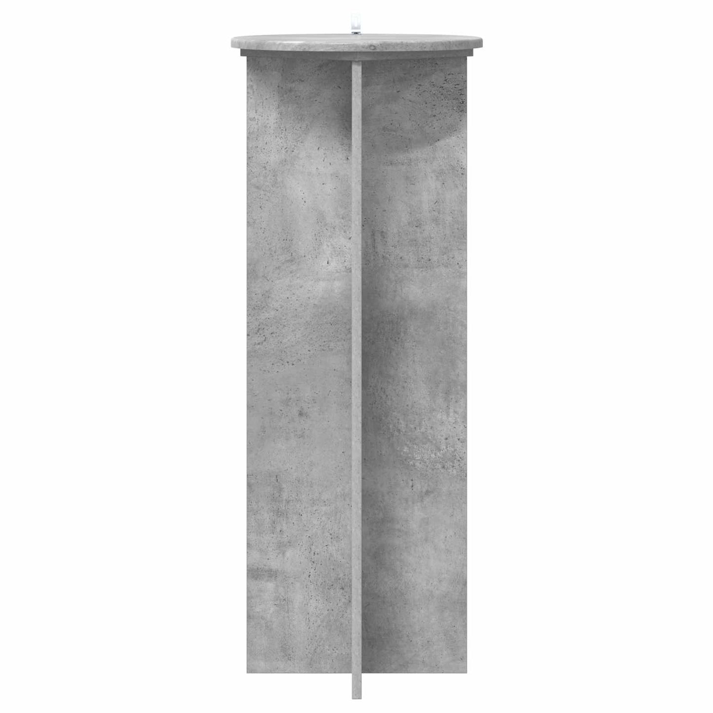 Planteholder 2 stk. Betongrå Ø40 x 100 cm Konstrueret træ