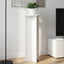 Planteholder 2 stk. Hvid højglans Ø40 x 100 cm Konstrueret træ