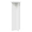 Planteholder 2 stk. Hvid højglans Ø40 x 100 cm Konstrueret træ