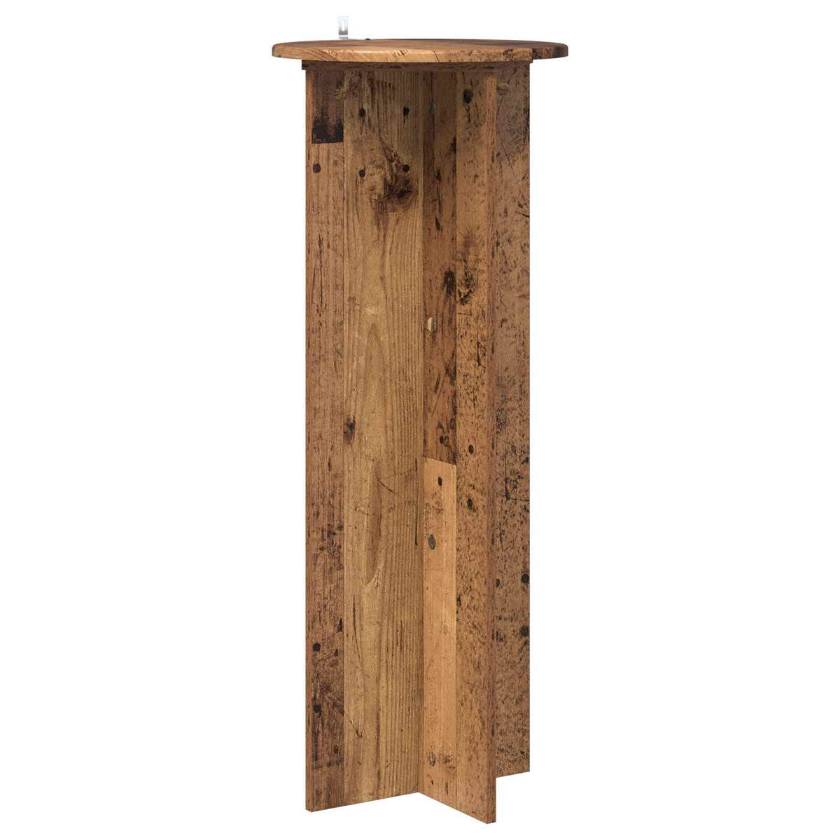 Planteholder 2 stk. Gammelt træ Ø40 x 100 cm Konstrueret træ